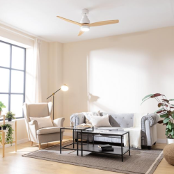 Ventilador de techo EnergySilence Aero 5300 White&Wood Design