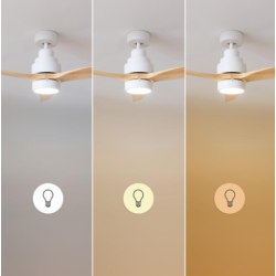 Ventilador de techo EnergySilence Aero 5300 White&Wood Design