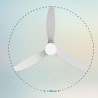 Ventilador de techo EnergySilence Aero 5600 White Aqua Connected
