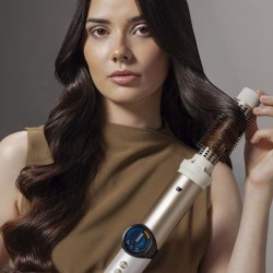 Cecotec Moldeador de Pelo 14 Cabezales AirGlam 14in1 Flex Champagne