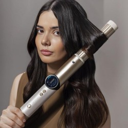 Cecotec Moldeador de Pelo 14 Cabezales AirGlam 14in1 Flex Champagne