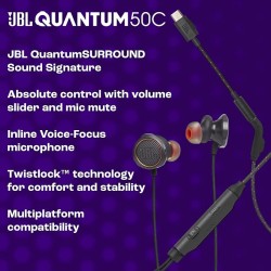JBL Quantum 50C, auriculares