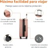 Amazon Basics Maleta Rígida de Tamaño Mediano (68 cm)