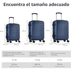 Amazon Basics Maleta de Cabina Rígida