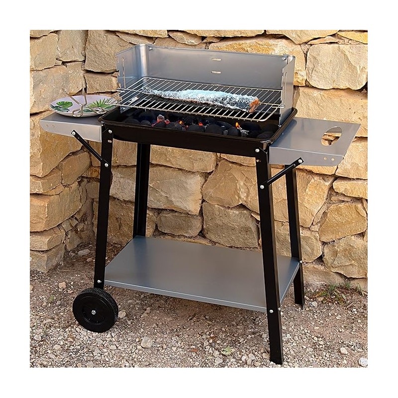 Aktive 52973 - Barbacoa carbón y leña