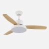 VENTILADOR DC KAVALA 48W BLANCO 3ASPAS HAYA