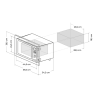 Microondas Encastrable Grandheat 2000 Built-In Black