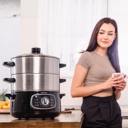 Vaporera Eléctrica Vapovita 10L Steelpot.