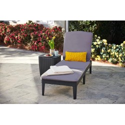 Keter Jaipur-Tumbona de Jardín Plegable