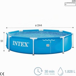 Intex 55242 - Piscina Desmontable Redonda