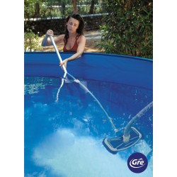 Gre AR2064 - Kit Limpiafondos para Piscinas Elevadas y Enterradas
