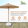 GARDENIX Base de Sombrilla Redondo Antracita