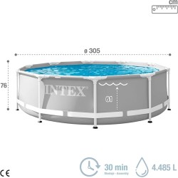 Intex 26700NP - Piscina elevada Redonda