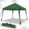 VOUNOT® Gazebo Plegable Cenador 3x3 m