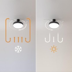 Ventilador de techo EnergySilence Aero 4280 Invisible Black