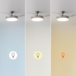 Ventilador de techo EnergySilence Aero 4280 Invisible Steel