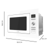 Microondas Encastrable Grandheat 2590 Built-In White