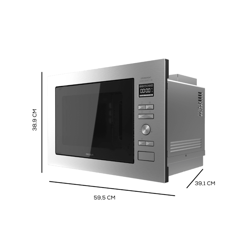 Microondas Encastrable Grandheat 2590 Built-In Steel Black
