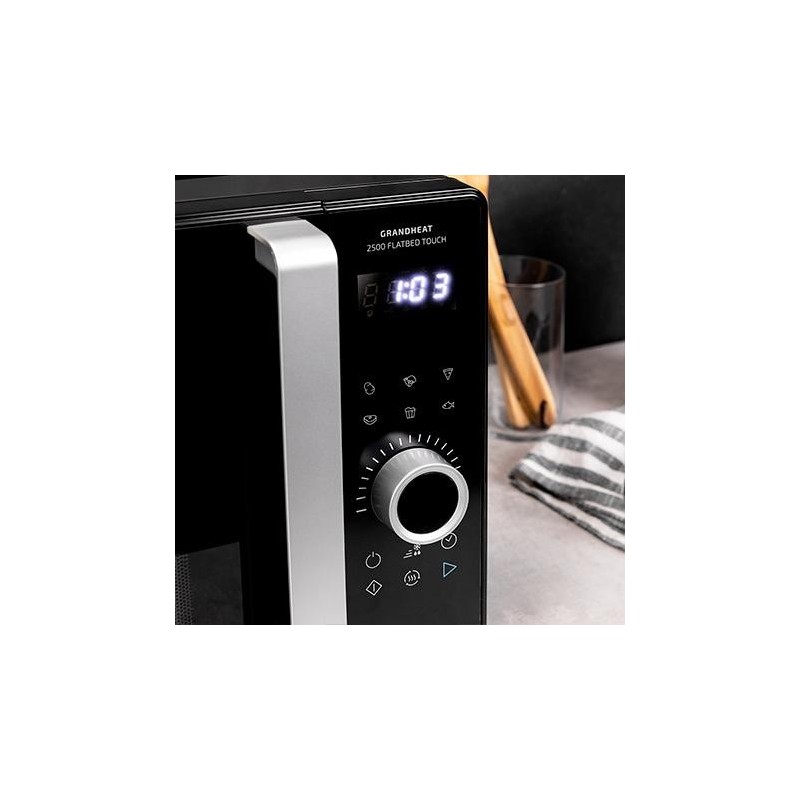 Microondas Sin Plato Grandheat 2500 Flatbed Touch Black
