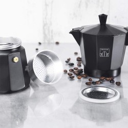Cafetera Italiana Cumbia Mokclassic 300 Black