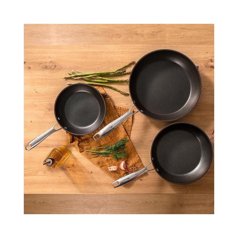 Sartenes polka fantasy 20-24-28 bucket set silver