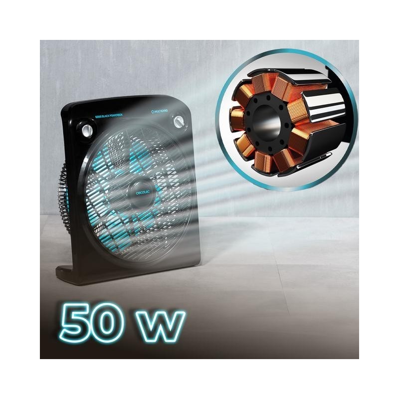 Ventilador de suelo EnergySilence 6000 PowerBox Black
