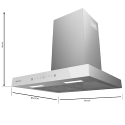Bolero Flux TT 605500 Glass White A++