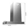 Bolero Flux TT 608000 Slim Glass White A++