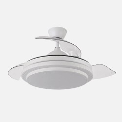 Ventilador Dc Ibe 59w 6980lm Blanco 3 Asp