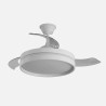 Ventilador Dc Mandarin Blanco 72w 3aspas