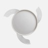 Ventilador Dc Mandarin Blanco 72w 3aspas