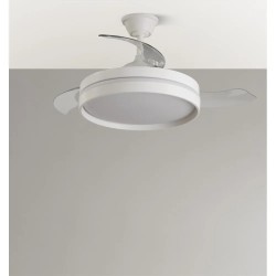 Ventilador Dc Mandarin Blanco 72w 3aspas