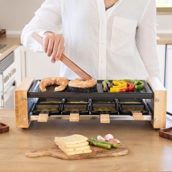 Raclette Cheese&Grill 8200 Wood Black