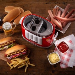MAQUINA DE HOT DOG PARTY TIME ROJO
