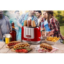 MAQUINA DE HOT DOG PARTY TIME ROJO