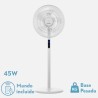 Ventilador De pie icono blanco