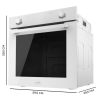 Bolero Hexa C126400 Glass White A