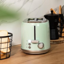 Tostador Vertical Toast&Taste 1000 Retro Double Green