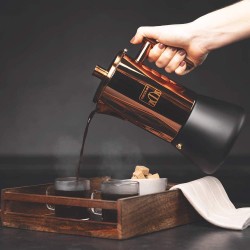 Cafetera Moka De Acero Inoxidable Cumbia Moking 400