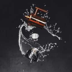 Cafetera Moka De Acero Inoxidable Cumbia Moking 400