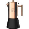 Cafetera Moka De Acero Inoxidable Cumbia Moking 400