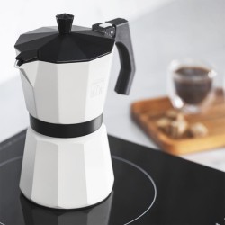 Cafetera Italiana Cumbia Mokclassic 1200 Beige