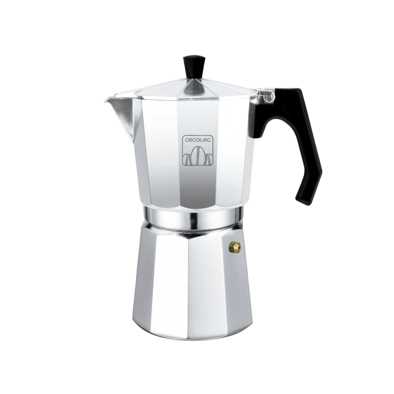 Cafetera Italiana De Aluminio Cumbia Mokclassic 600 Shiny