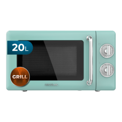 Microondas 20l con grill proclean 3110 retro green