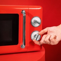 Microondas 20l con grill proclean 3110 retro red