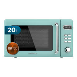 Microondas 20l con grill proclean 5110 retro green