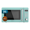 Microondas 20l con grill proclean 5110 retro green