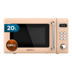 Microondas 20l con grill proclean 5110 retro beige
