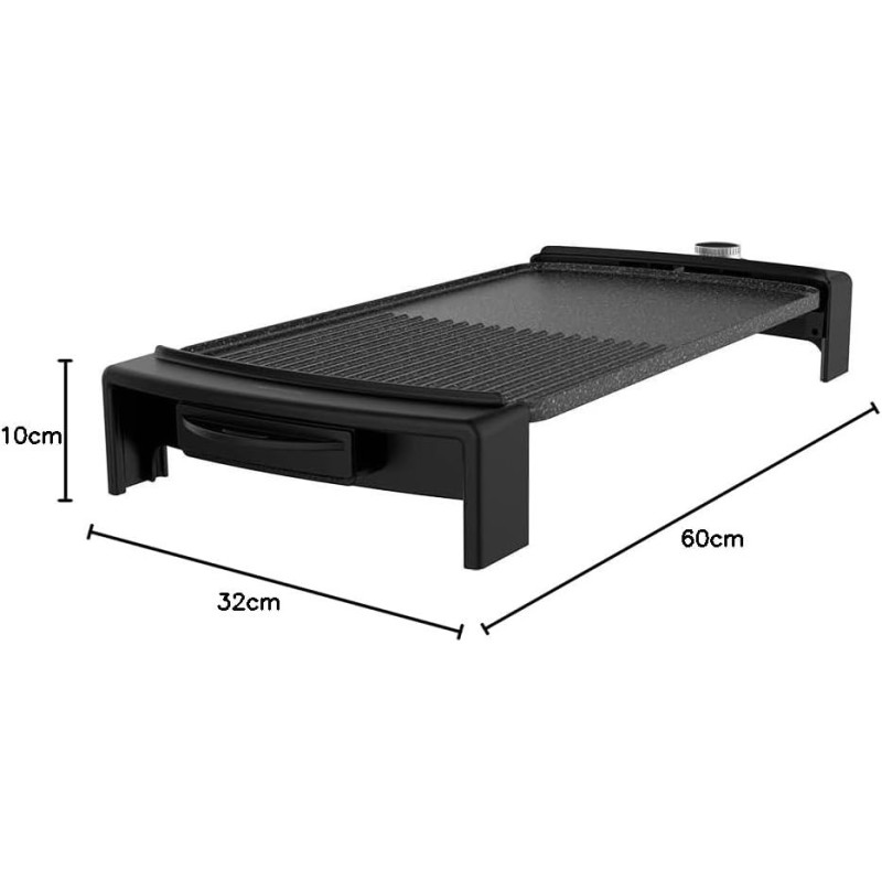 Plancha Eléctrica Tasty&Grill 2500 Rockwater Mixgrill