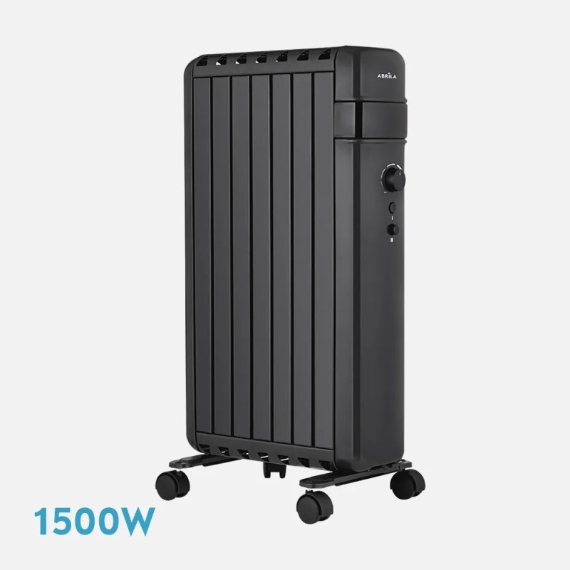 Radiador aceite polonia negro 1500w